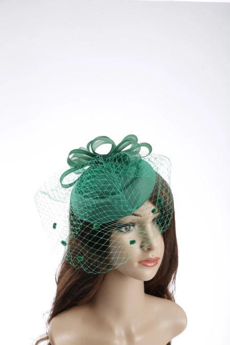 Wholesale of popular European and American mesh top hats, ins feather veils, face coverings, bows, banquet headwear, evening gowns and accessories Wholesale of popular European and American mesh top hats, ins feather veils, face coverings, bows, banquet headwear, evening gowns and accessories
